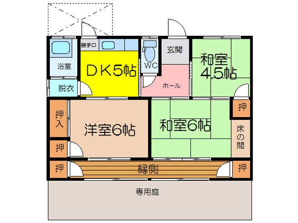 新栄東貸家の物件間取画像